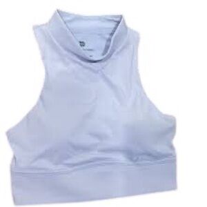 ALL IN MOTION women’s lavender longline sports athletic yoga bra top NWT